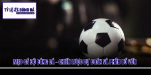 Mẹo Cá Độ Bóng Đá - Chiến Lược Dự Đoán Và Phân Bổ Vốn